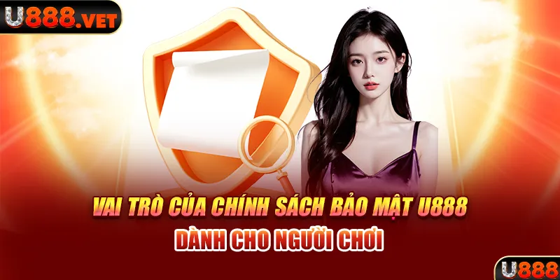 Vai trò của chính sách bảo mật U888 dành cho người chơi